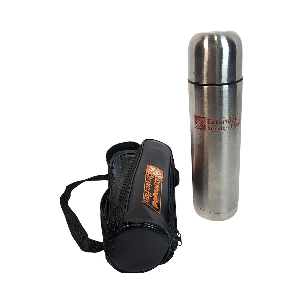 The Home Depot Extended Service Plan Stainless Steel Thermos‎ with Carrying Case
